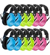 Floriogra 12 Pack Noise Canceling Headphones for Kids, Kids Ear Protection Earmuffs for Autism, T...