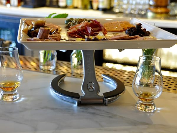 Serving and display stand, pizza stand, buffet server, cake stand