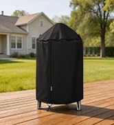SunPatio Heavy Duty Waterproof Grill Cover Compatible for Weber, Big Green Egg, Char-Broil 22 Inc...