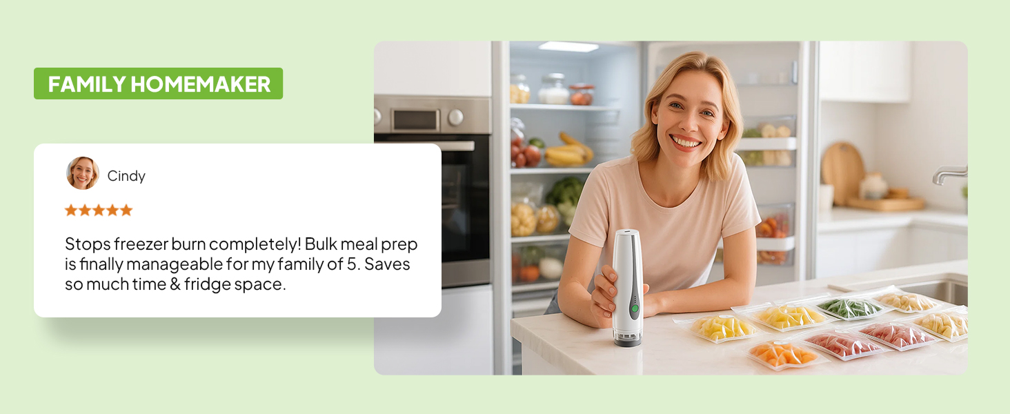 Portable Food Saver Vacuum Sealer Machine