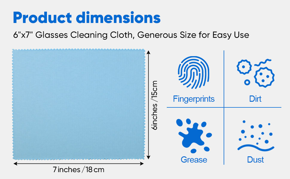 eyeglass cleaning cloth