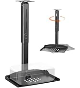 PUTORSEN Universal Projector Ceiling Mount with Tray &amp; 360° Swivel Arm, Adjustable Projector Shel...