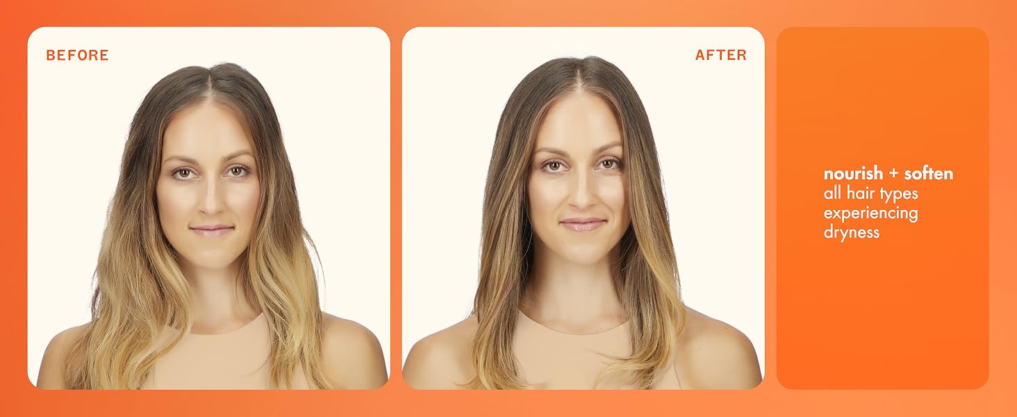 before + after ombre hair