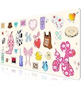 L-SPOUTTO Cute Desk Mat for Keyboard and Mouse,XXL Large Gaming Mouse Pad,35.4x15.7in Non-Slip Ke...