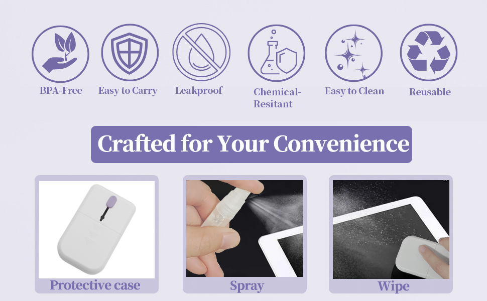 keyboard cleaner kit - 12 in 1 Crafted for your convenience purple