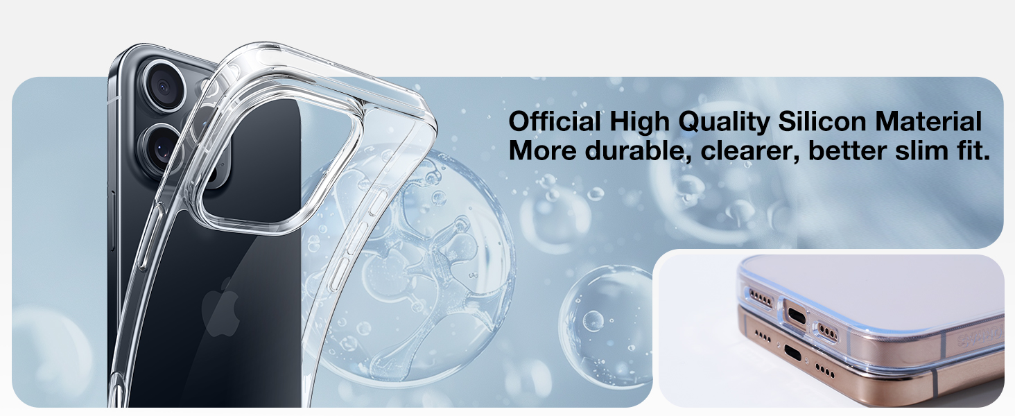 TORRAS Soft Clear Case for iPhone 16 Pro
