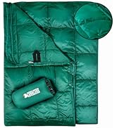 covacure Camping Blanket - Outdoor Travel Blanket, Packable, Puffy Blanket, Lightweight &amp; Warm Qu...