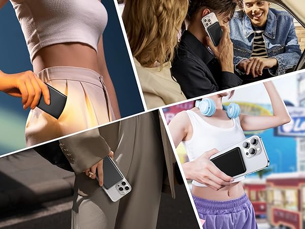 portable wireless magnetic power bank 