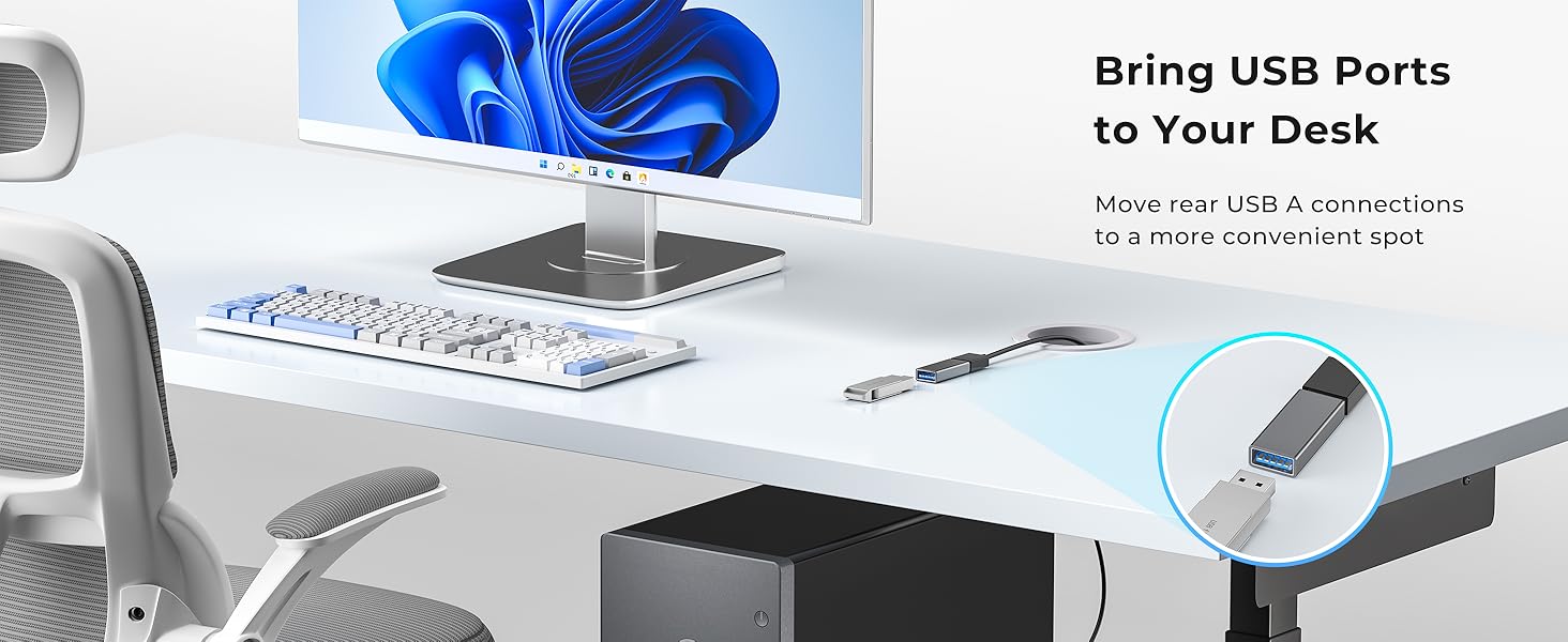 Bring USB Ports to Your Desk