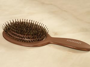 FRAMARLICIOUS bristle brush smoothing brush detangling hair brush boar hair brush womens hair brush