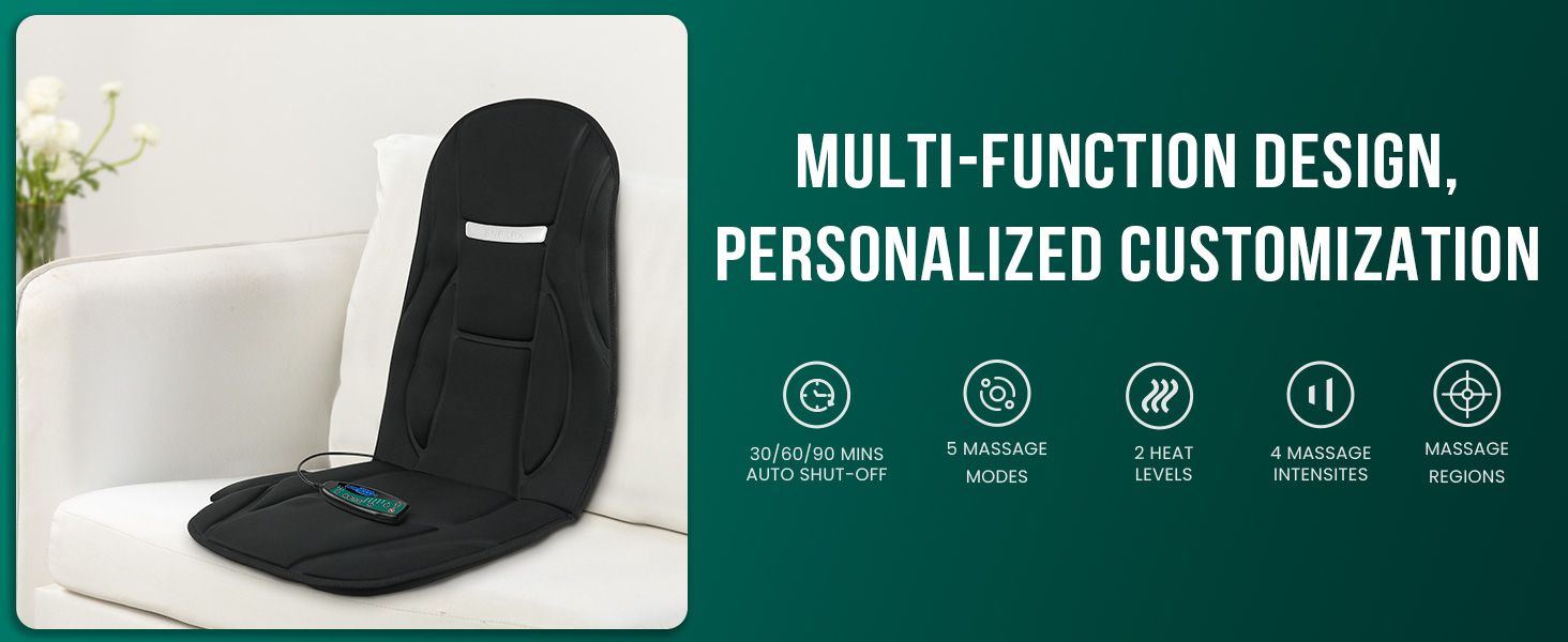 back massager seat pad