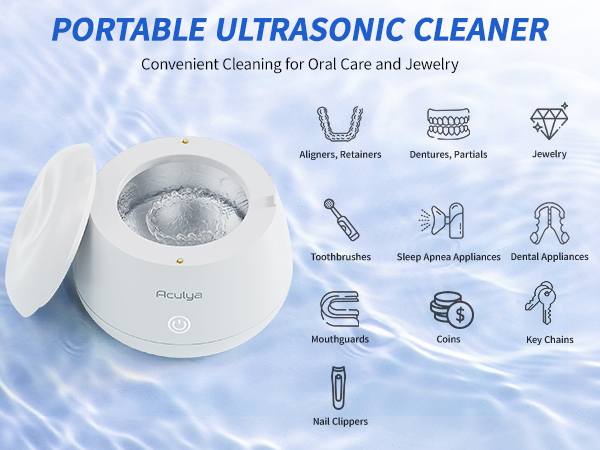 Ultrasonic denture cleaner
