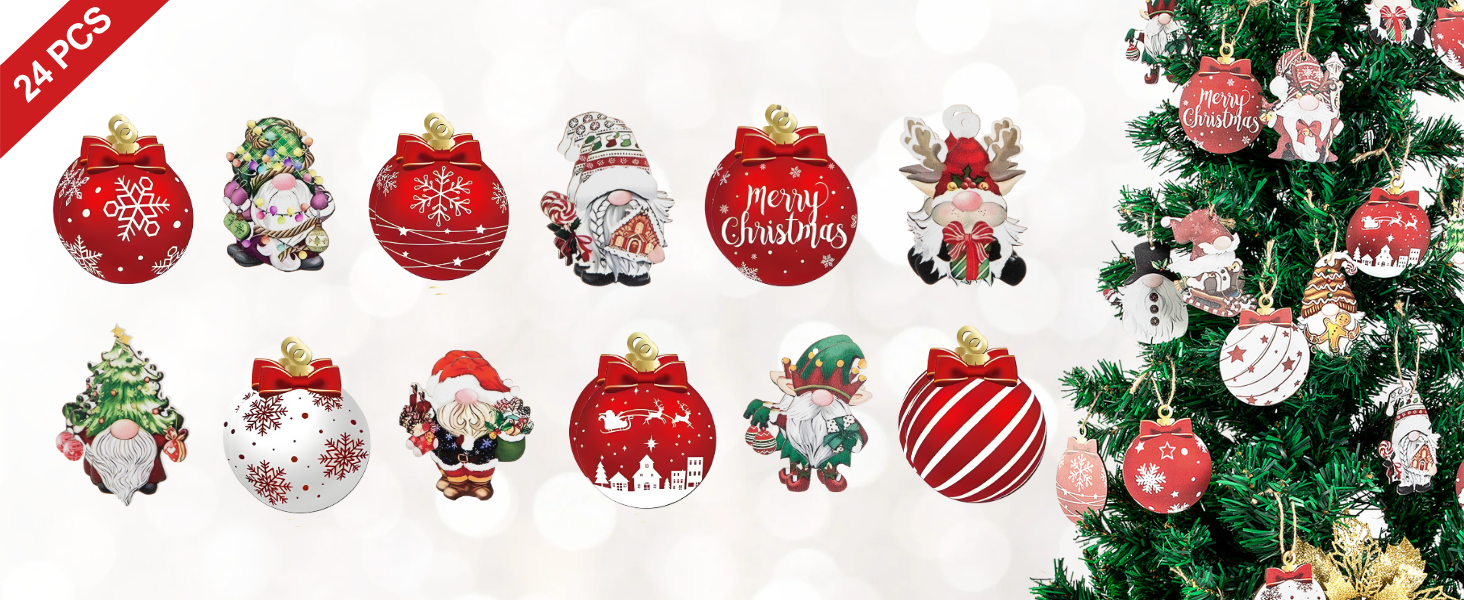 Gnomes Christmas tree Decor Ornaments