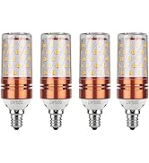 CTKcom 12W E14 LED Bulb Candelabra LED Light Bulb(4 Pack)- E14 Base T10 LED Corn Bulb,100 Watt Li...