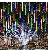 Joomer Meteor Shower Lights Outdoor, 11.8 Inches 10 Tubes 240 LED, Waterproof Meteor Christmas Li...