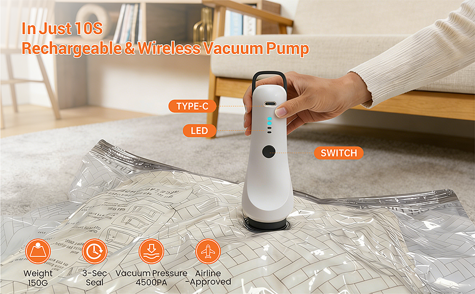 Wireless Vacuum Pump