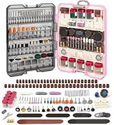 EZUVITA 618PCS Rotary Tool Accessory Kit, Fits Dremel Rotary Tools, Universal Fitment for Polishi...