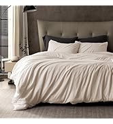 SLEEP ZONE Duvet Cover Queen Size, Stone Washed, Soft and Comfortable with Natural Wrinkles, Easy...