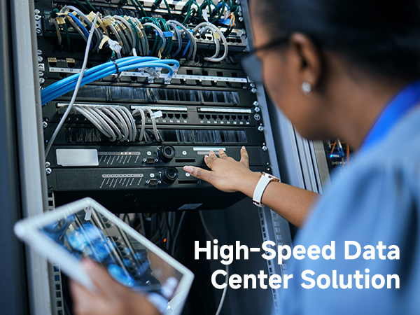 High-performance Cat6 network cable for LAN connections and internet