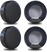 AmFor Set of 4 Tire Covers,Waterproof Aluminum Film Tire Sun Protectors,Weatherproof Tire Protect...