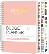 Budget Planner - Monthly Budget Book with Expense Tracker Notebook, A5(6.1" x 8.5") Financial Pla...