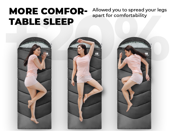 comfortable sleeping bag