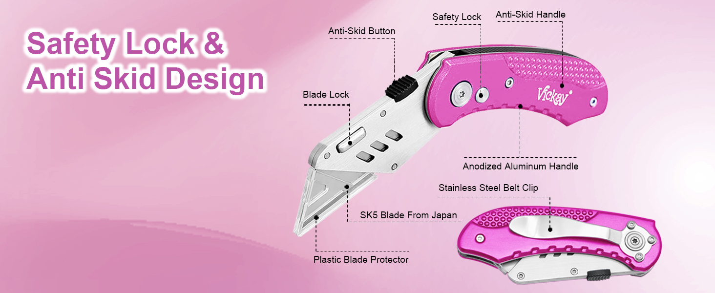 box cutter -hot pink-04L