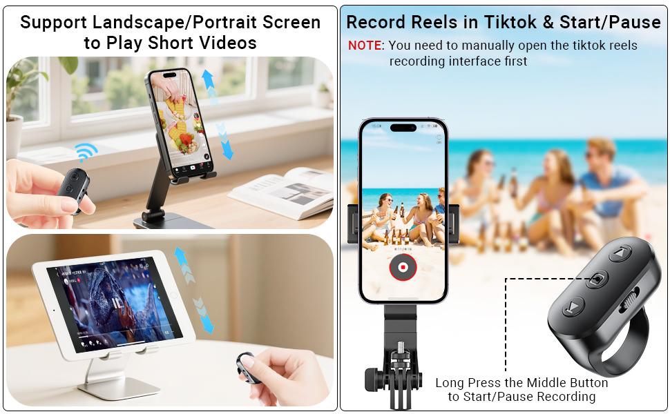 Support Landscape/Portrait Screen to Play Short Videos