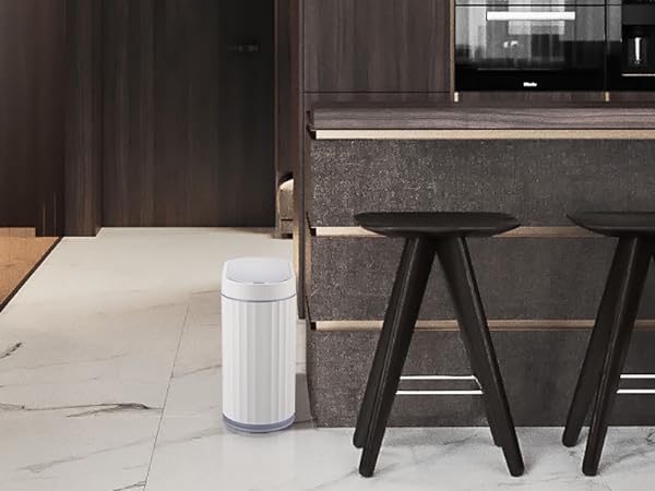 small bathroom trash can