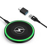 Fast Wireless Charging Pad for Samsung Galaxy S25 S24 FE Plus Ultra S23 S22 Z Fold 7, Moto Razr P...