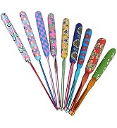 Coopay Warm Crochet Hooks for Grandmother, Art Aluminum Soft Grip Crochet Needles for Crocheting,...