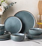 12pcs dinner plates and bowls set
