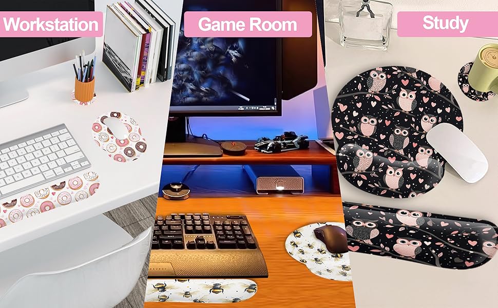 mouse pad with wrist rest