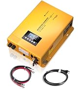 ECO-WORTHY 3000W 12V Pure Sine Wave Inverter Charger,2 in 1 Inverter/Battery Charger,12V DC to 12...