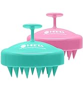 HEETA 2 Pack Hair Scalp Massager Shampoo Brush for Hair Growth, Hair Scalp Scrubber with Soft Sil...