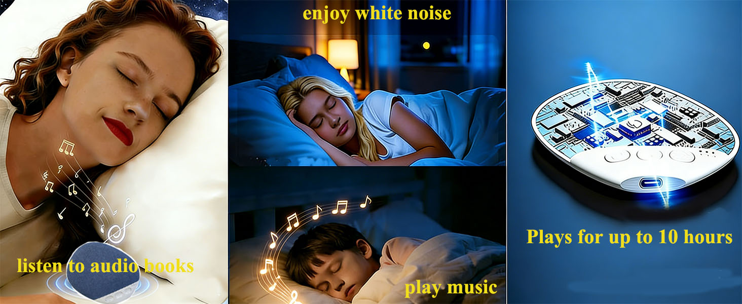 bluetooth pillow speaker gift for women gift for men