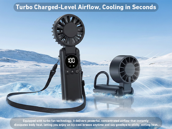AILBTON Portable Handheld Turbo Fan