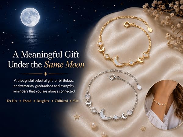moon phase bracelet