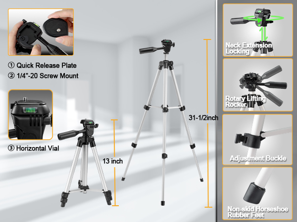 laser level with tripod laser leveler tool