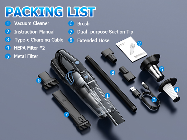 Hand Vacuum Cordless