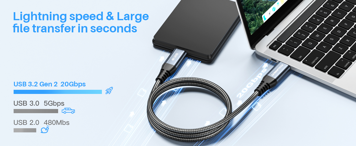usb c Data cable 20gbps
