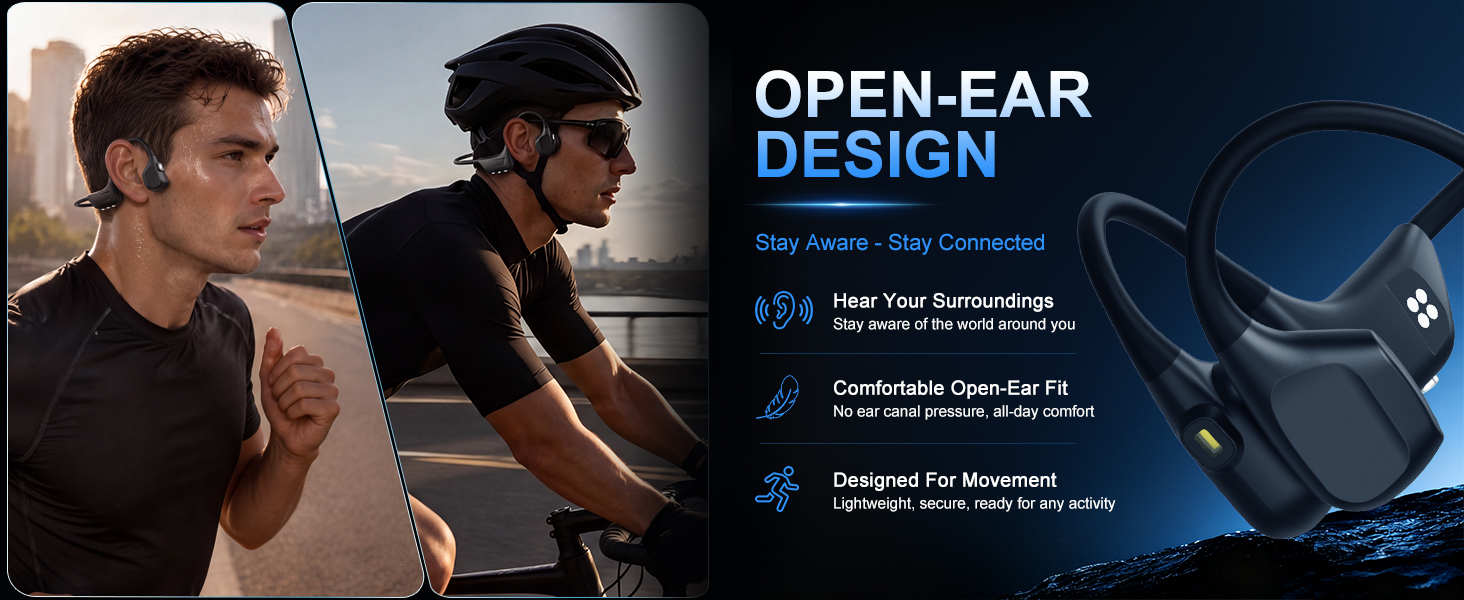 OPEN-EAR DESIGN Stay Aware Stay Connected