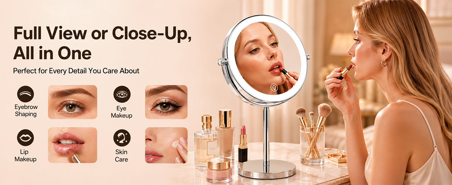 magnifying mirror