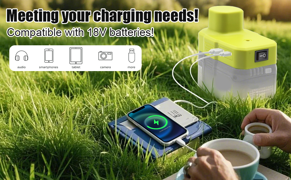 with USB&amp;Type-c port provide maximum 5V 2.1A speed chagrining for two mobile devices simultaneously