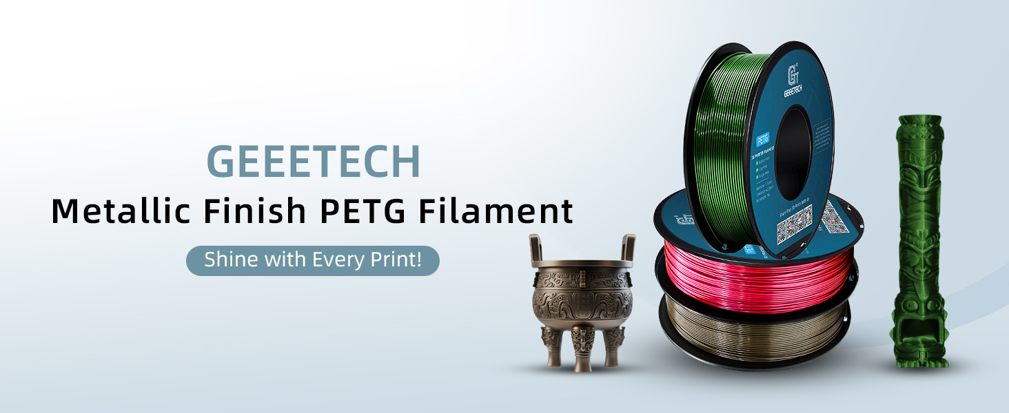 PETG Filament 1.75mm Metallic Color
