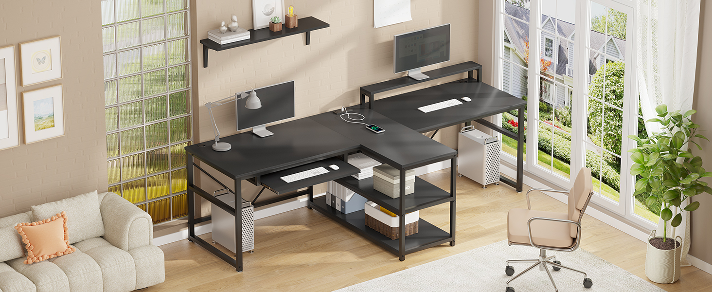 two person desk