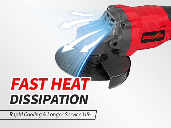 4-1/2 inch Cordless Angle Grinder Tool for Cutting, Grinding, Polishing