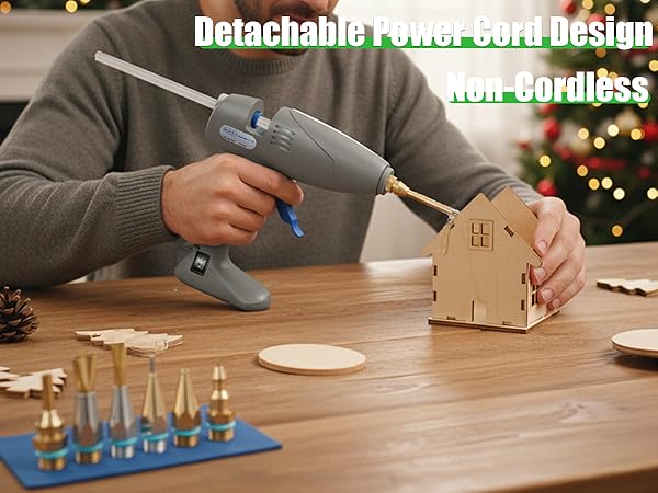 Hot Melt Glue Gun with Copper Nozzles