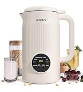Bovoey Nut Milk Maker Machine, Automatic Nut Milk Maker Almond Homemade Milk, Plant-Based Milk Al...