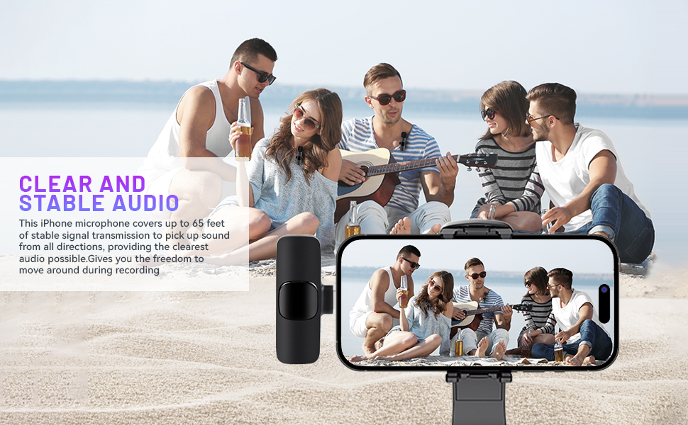 2pcs Lavalier Wireless Microphone